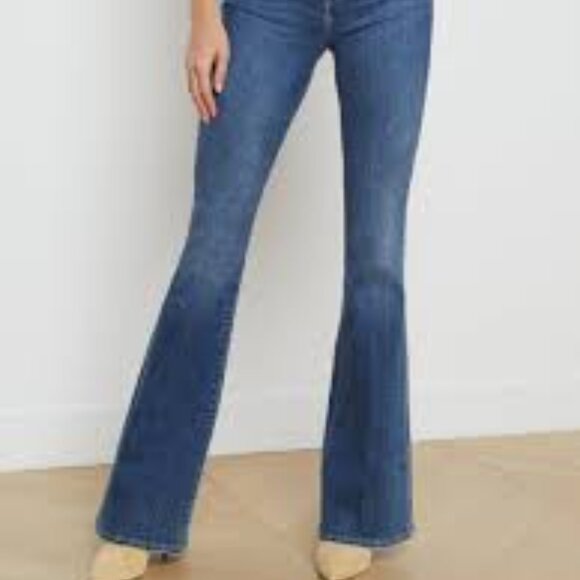 NWT: L'Agence Marty High-rise Flare Jeans Size 25 - Picture 4 of 11